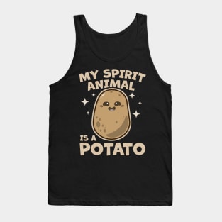 My Spirit Animal Is A Potato - Cute & Funny Kawaii Potato Tank Top